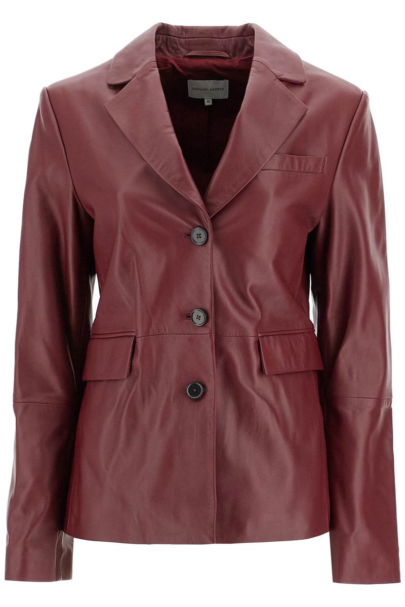 aldo leather blazer