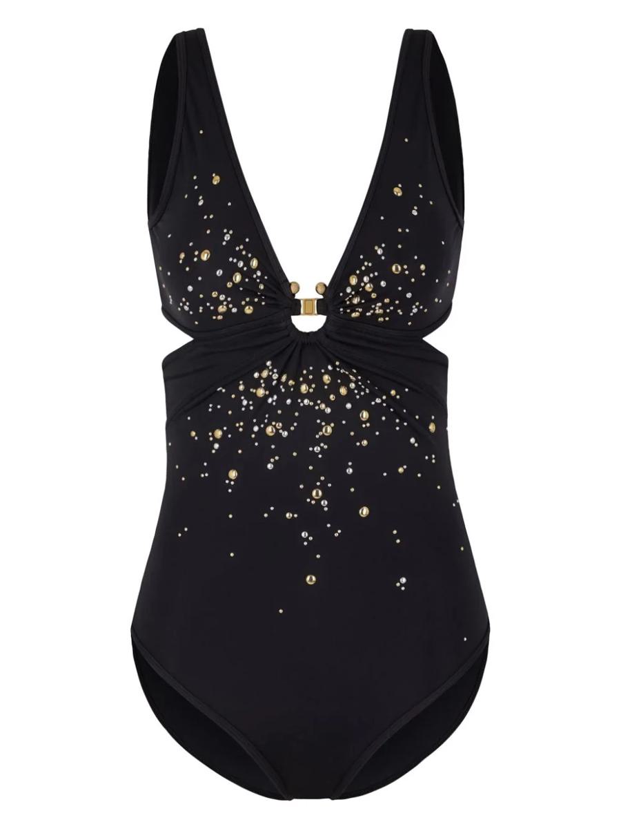 rabanne one-piece swimsuit with cut-out