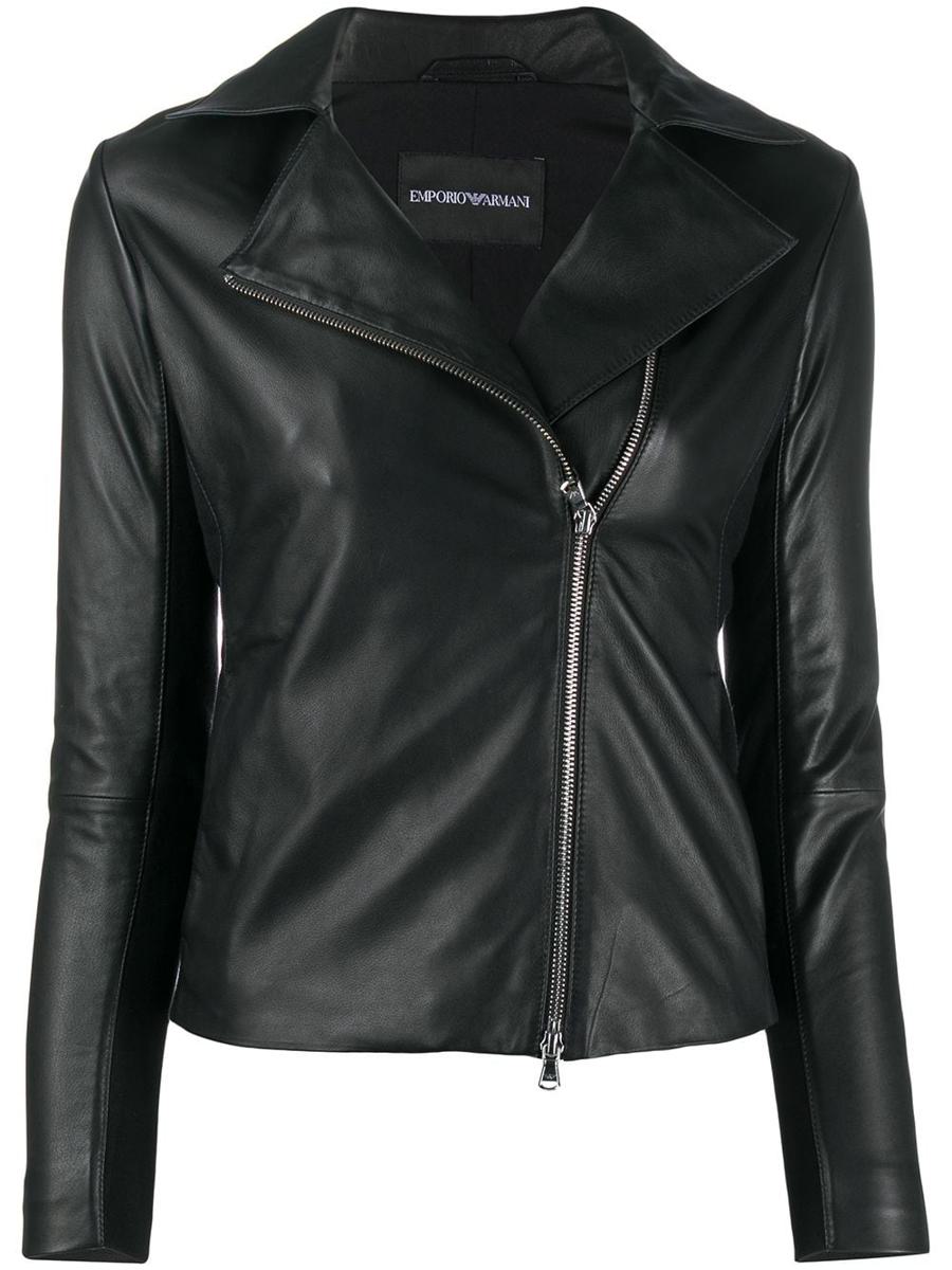 emporio armani leather jacket