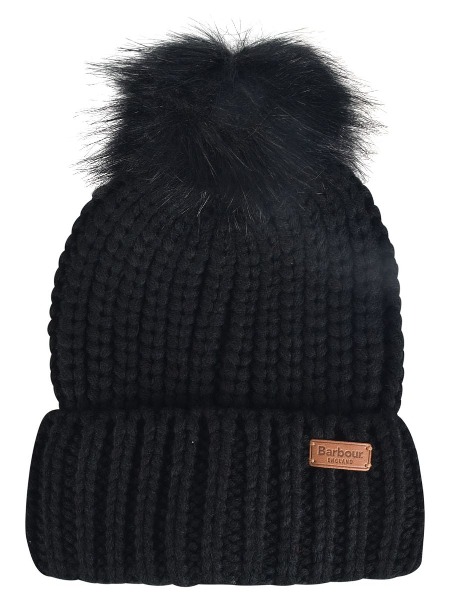 barbour "saltburn" beanie and scarf set