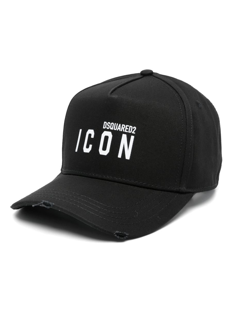 dsquared2 logo-print baseball cap