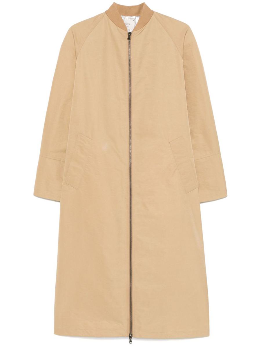 alysi nylon long trench coat