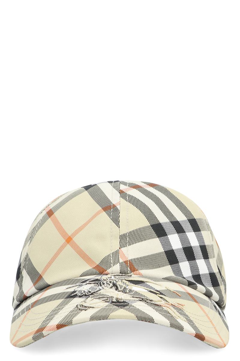 burberry printed baseball cap