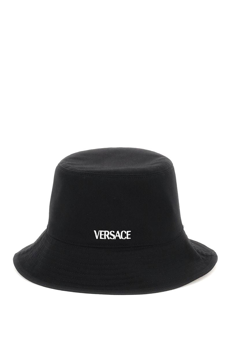 versace embroidered bucket hat