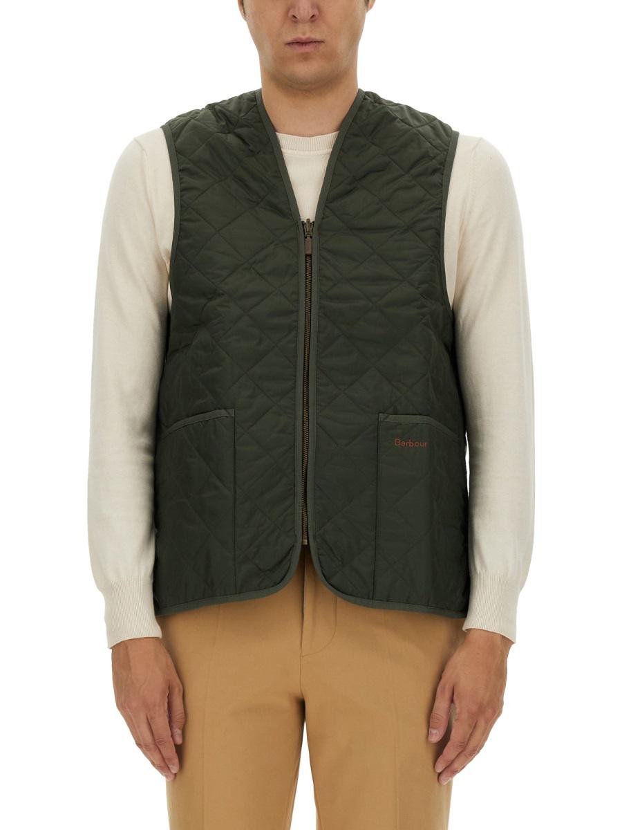 barbour quilted vest