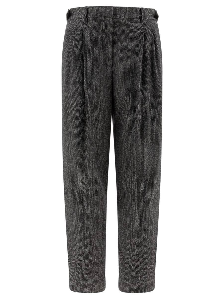 brunello cucinelli "baggy sartorial" trousers