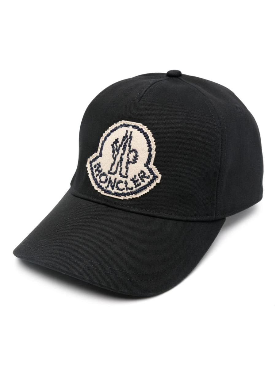 moncler logo cotton baseball cap