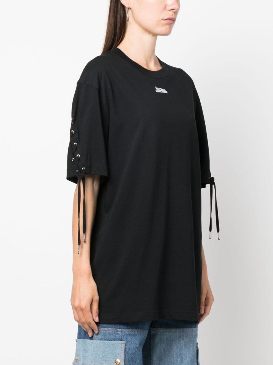 jean paul gaultier logo oversized organic cotton t-shirt