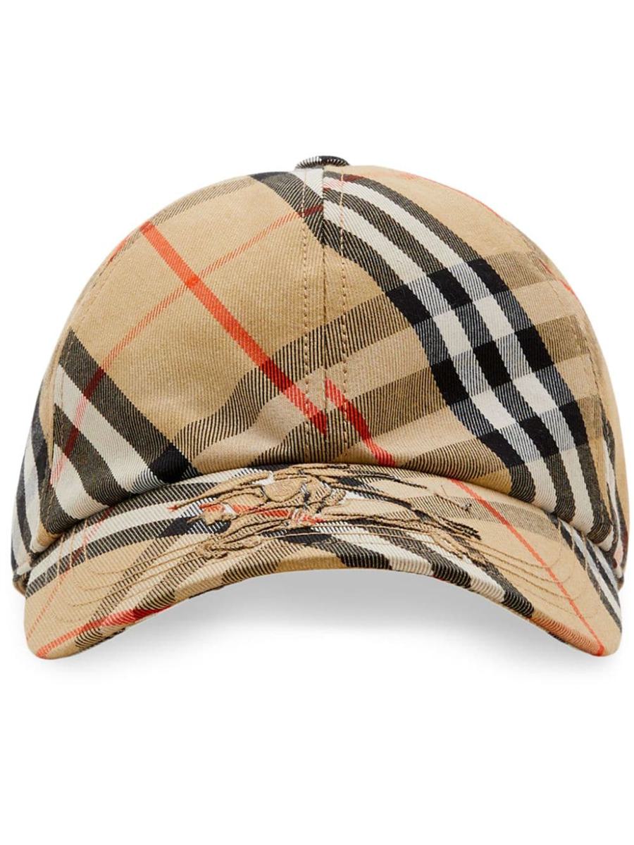 burberry check baseball cap