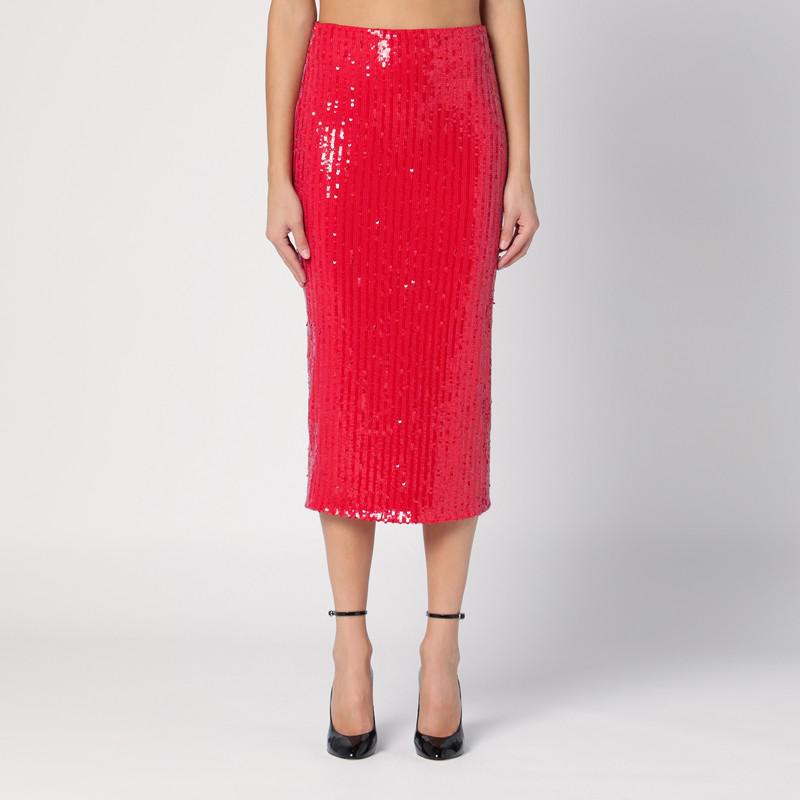 rotate birger christensen pencil skirt with micro sequins