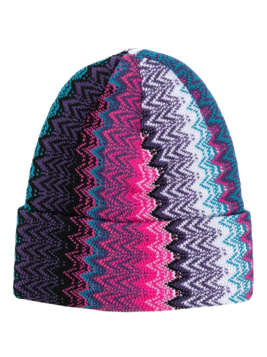 missoni zig zag wool beanie