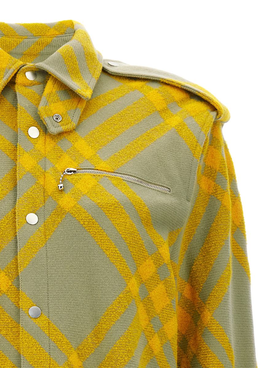 burberry check overshirt