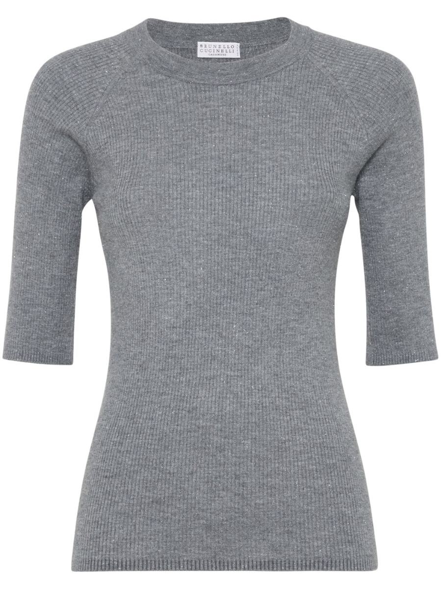 brunello cucinelli cashmere sparkling sweater