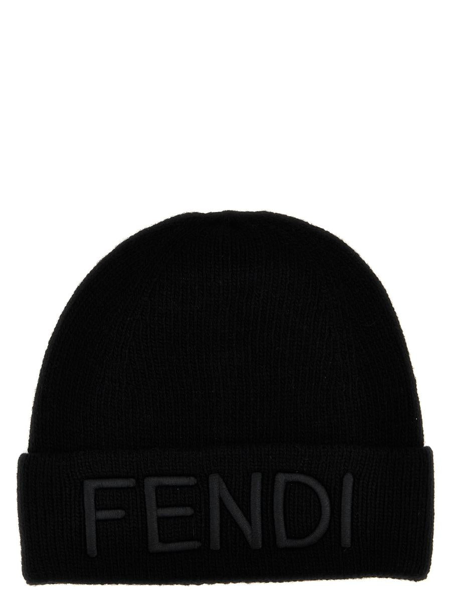 fendi logo beanie