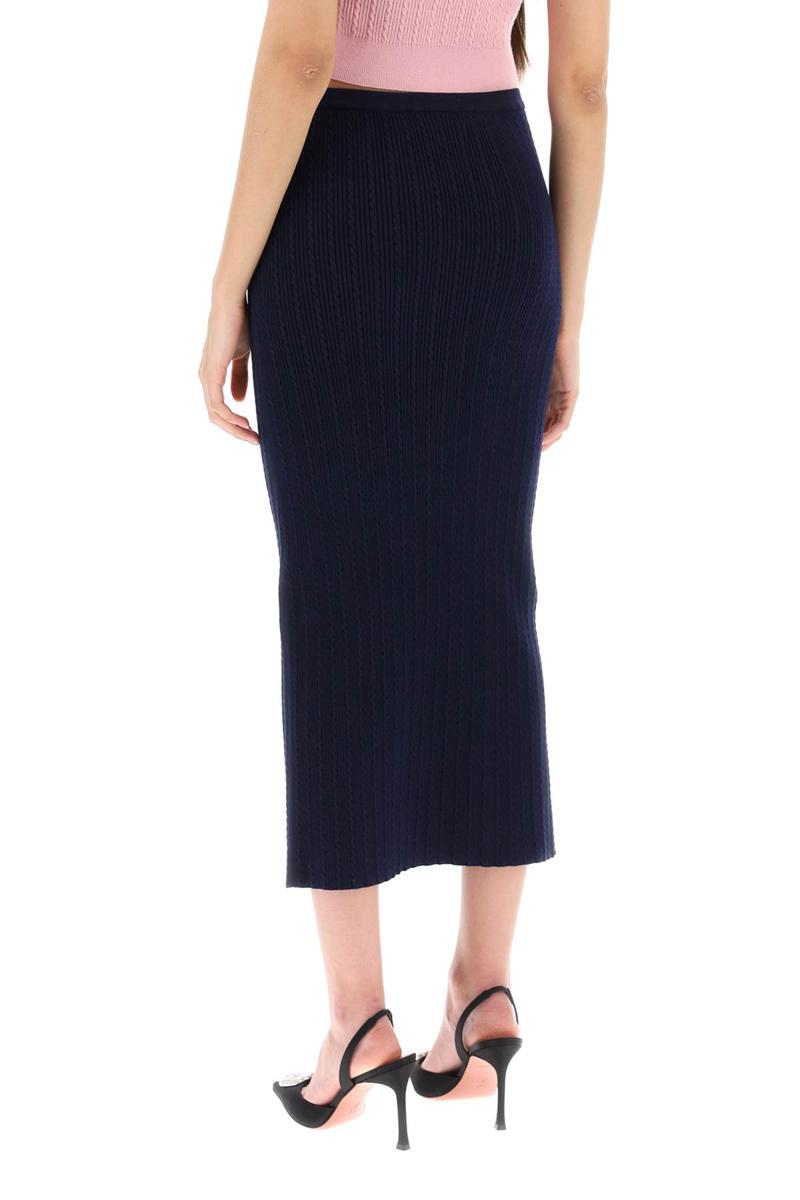 knitted pencil skirt