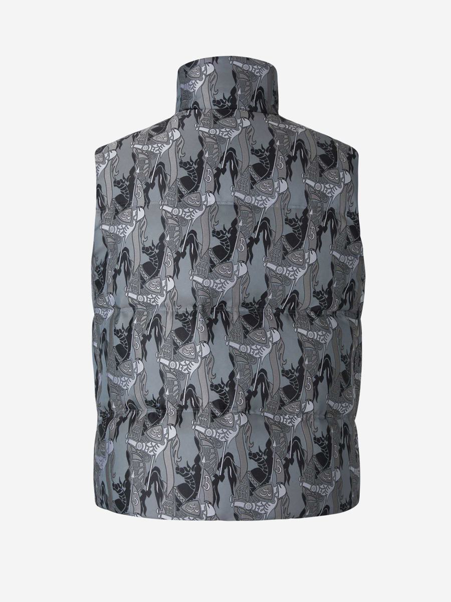 burberry printed quilted vest