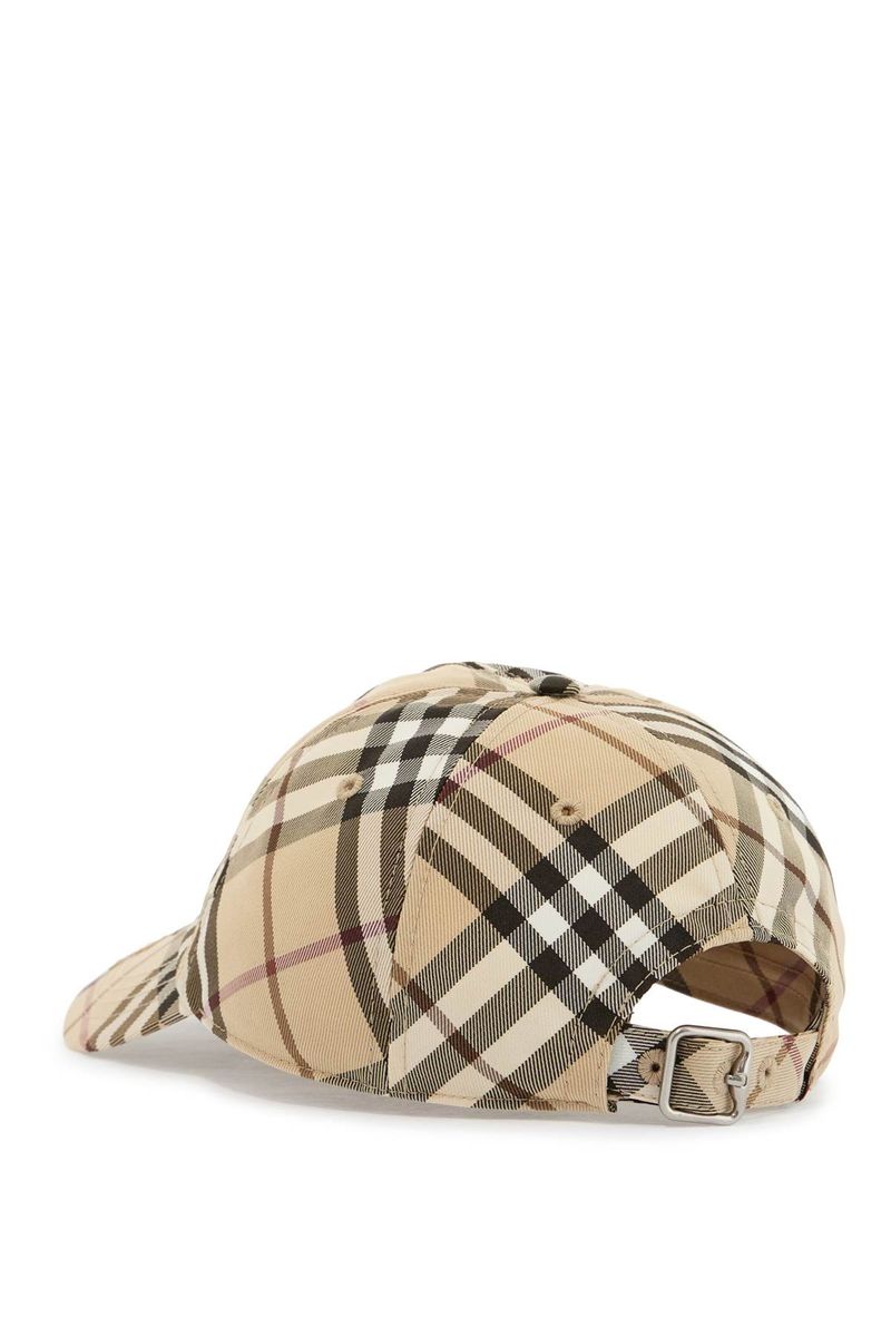 burberry ered checkered baseball cap