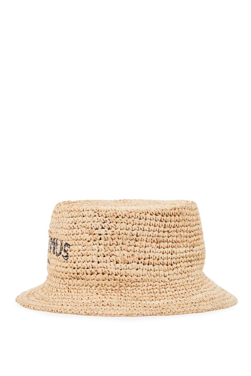 peach bucket hat for a stylish