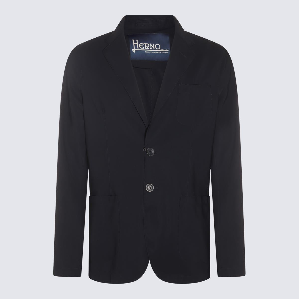 herno navy blue blazer