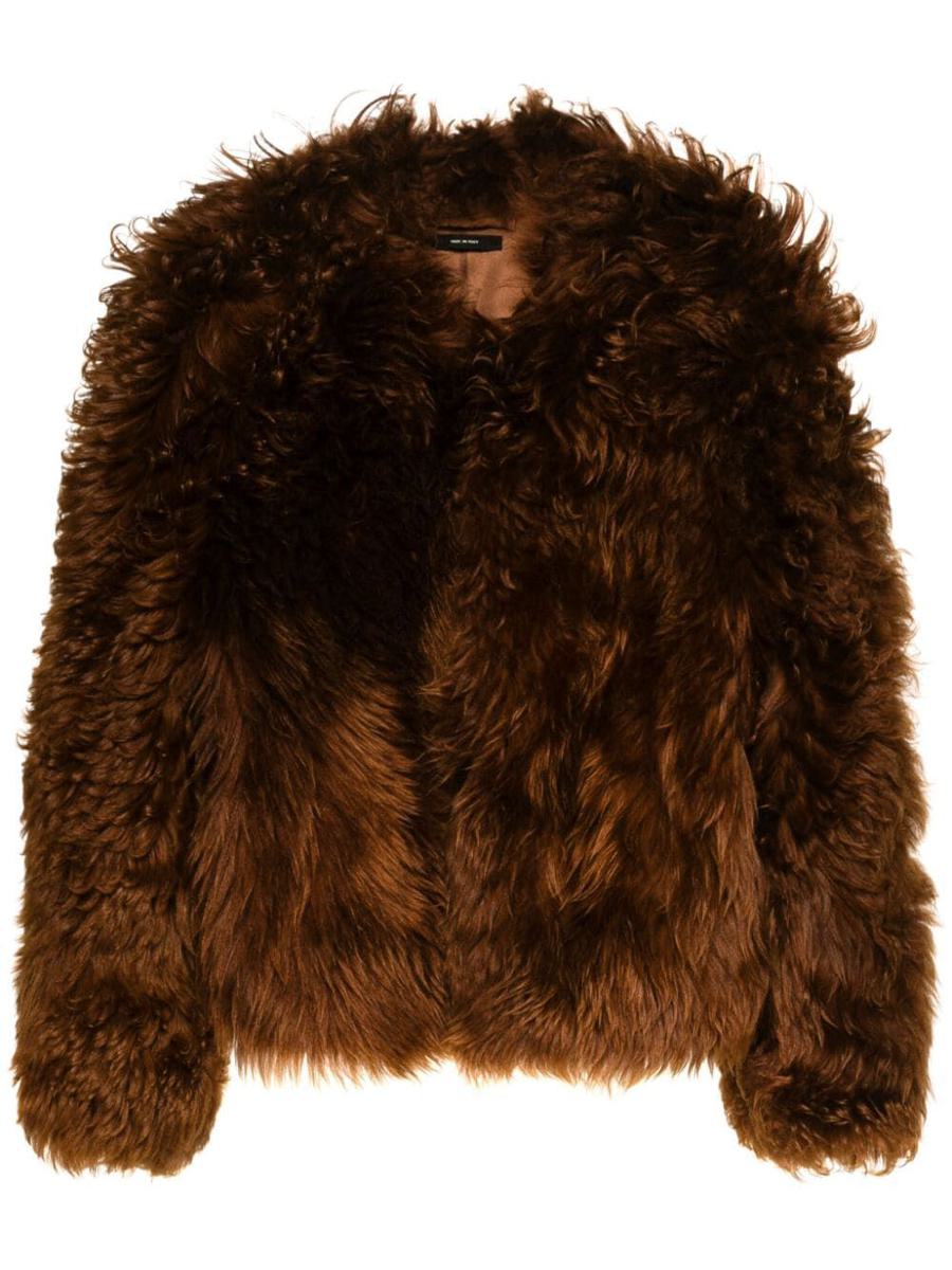 tom ford curly shearling jacket clothing