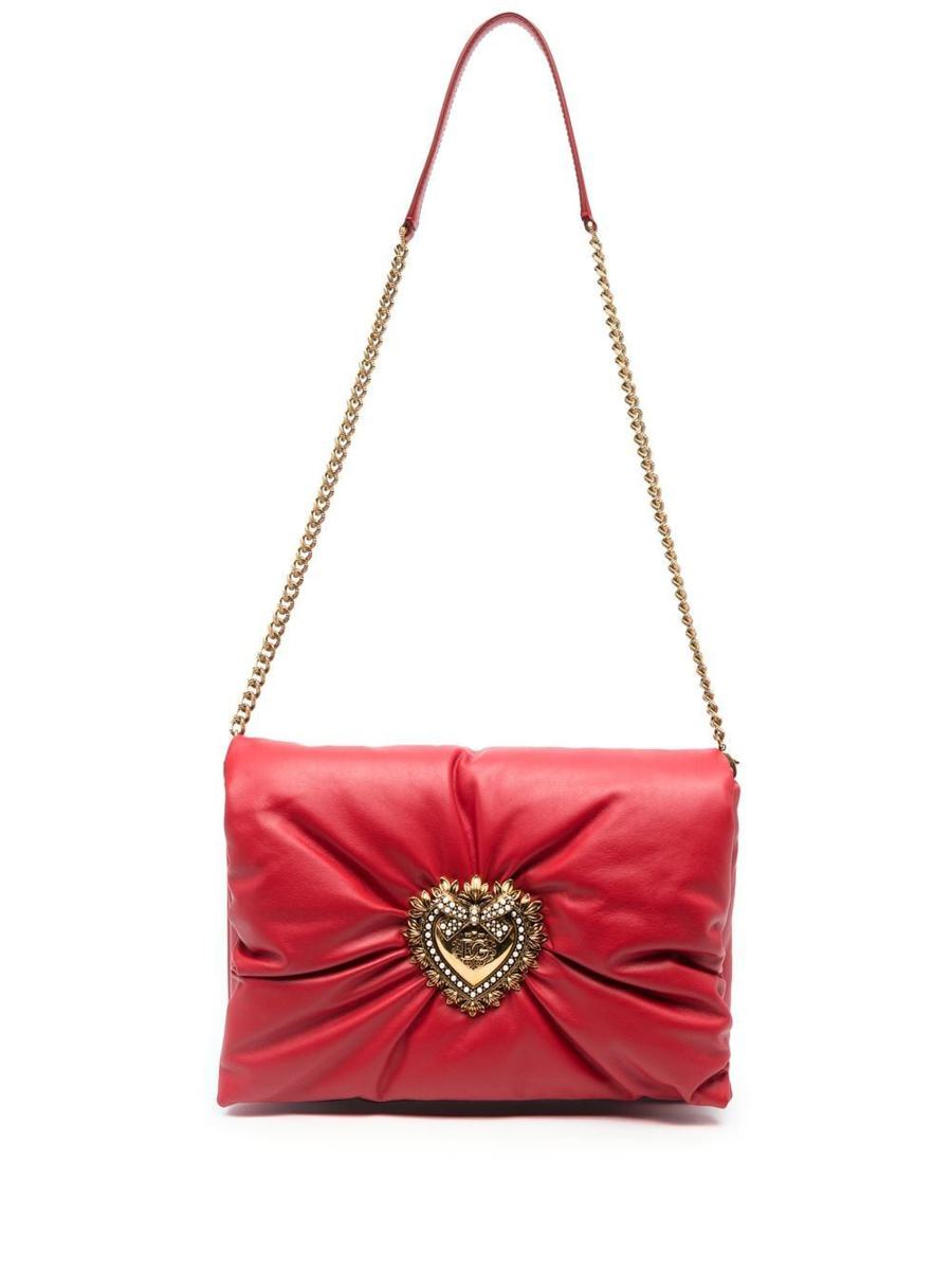 dolce & gabbana devotion leather crossbody bag