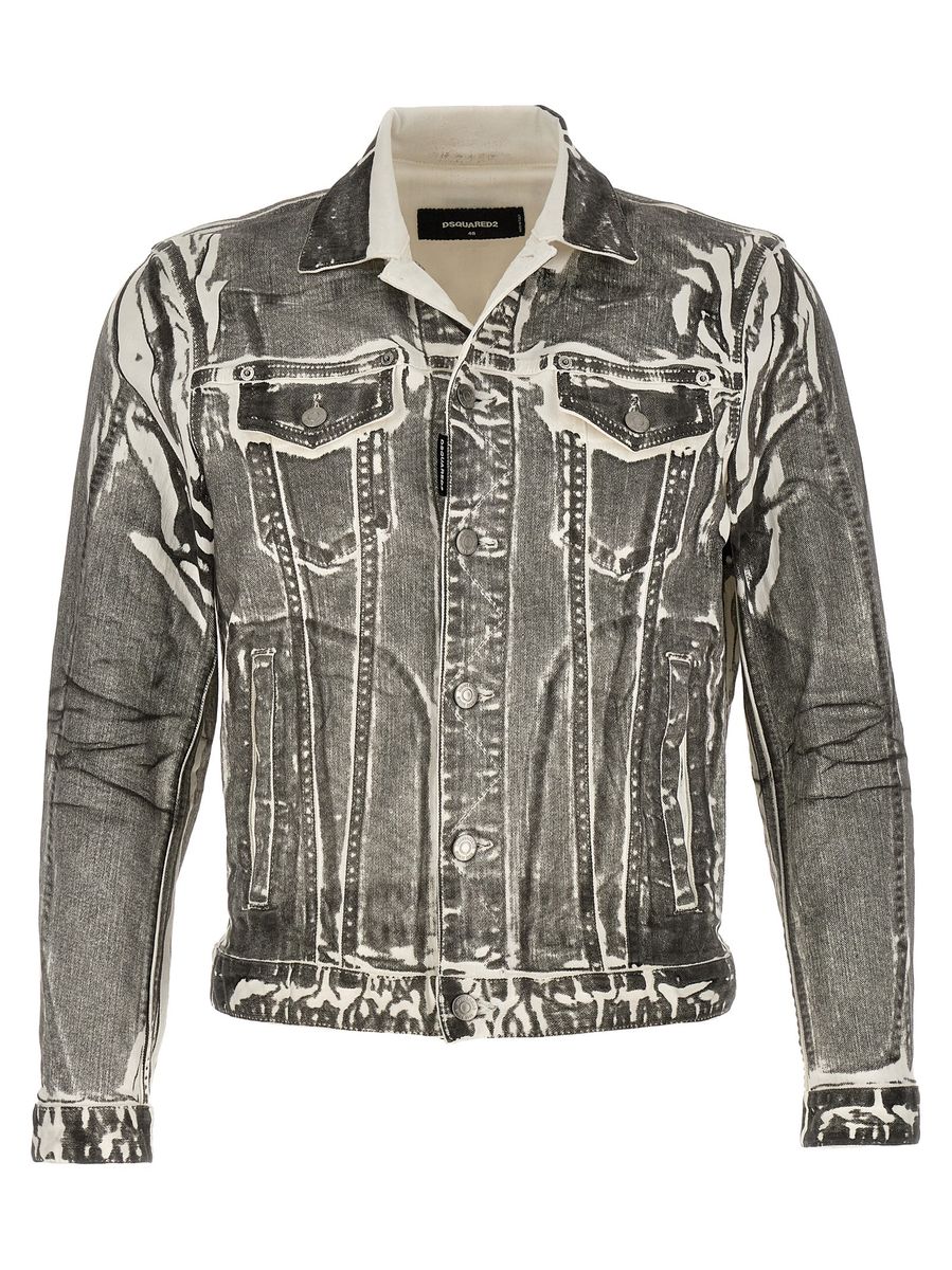 dsquared2 'icon dan' denim jacket