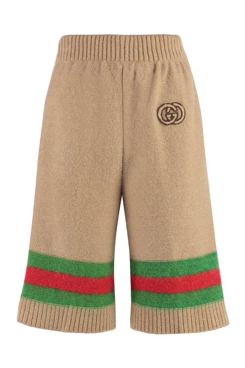 gucci knitted shorts