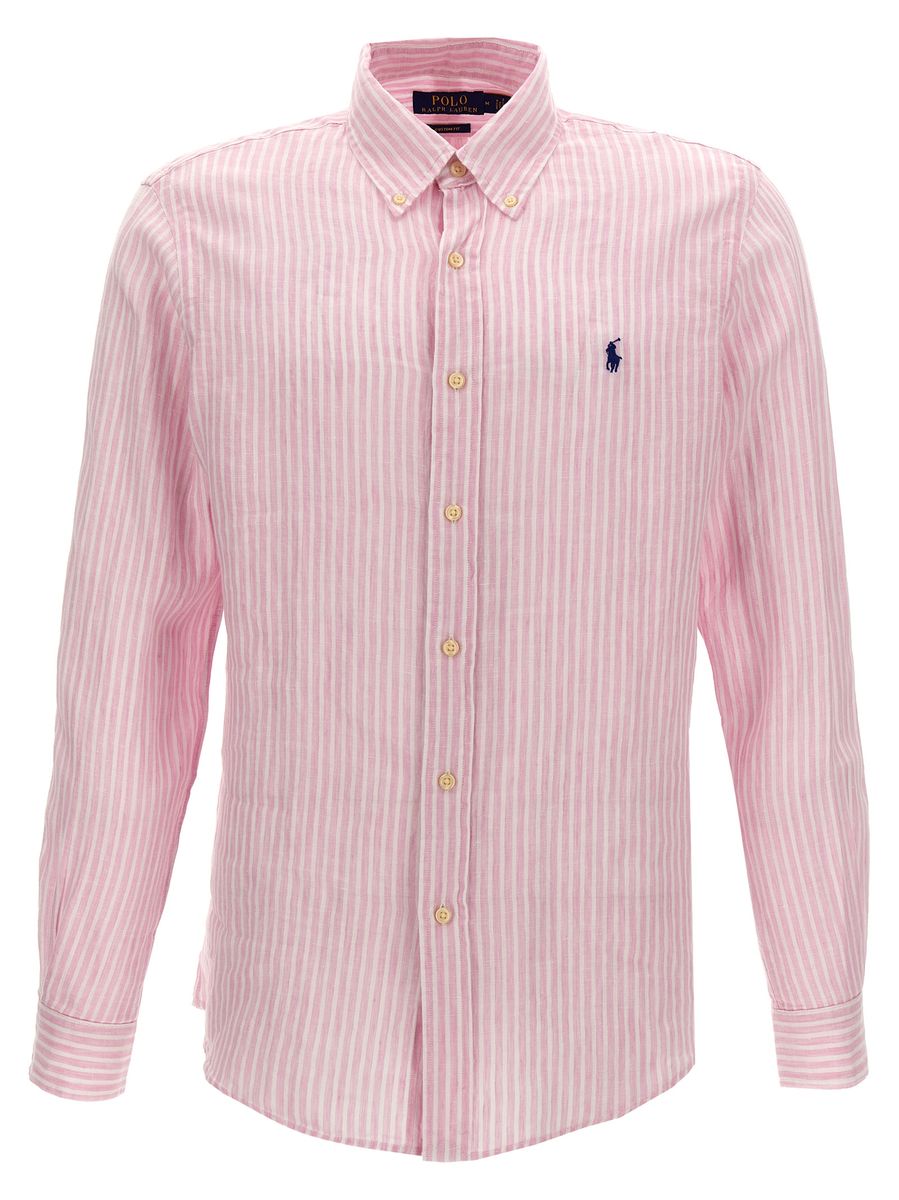 polo ralph lauren striped linen shirt