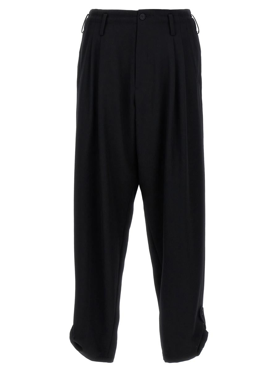 yohji yamamoto '2tuck tab gp' pants