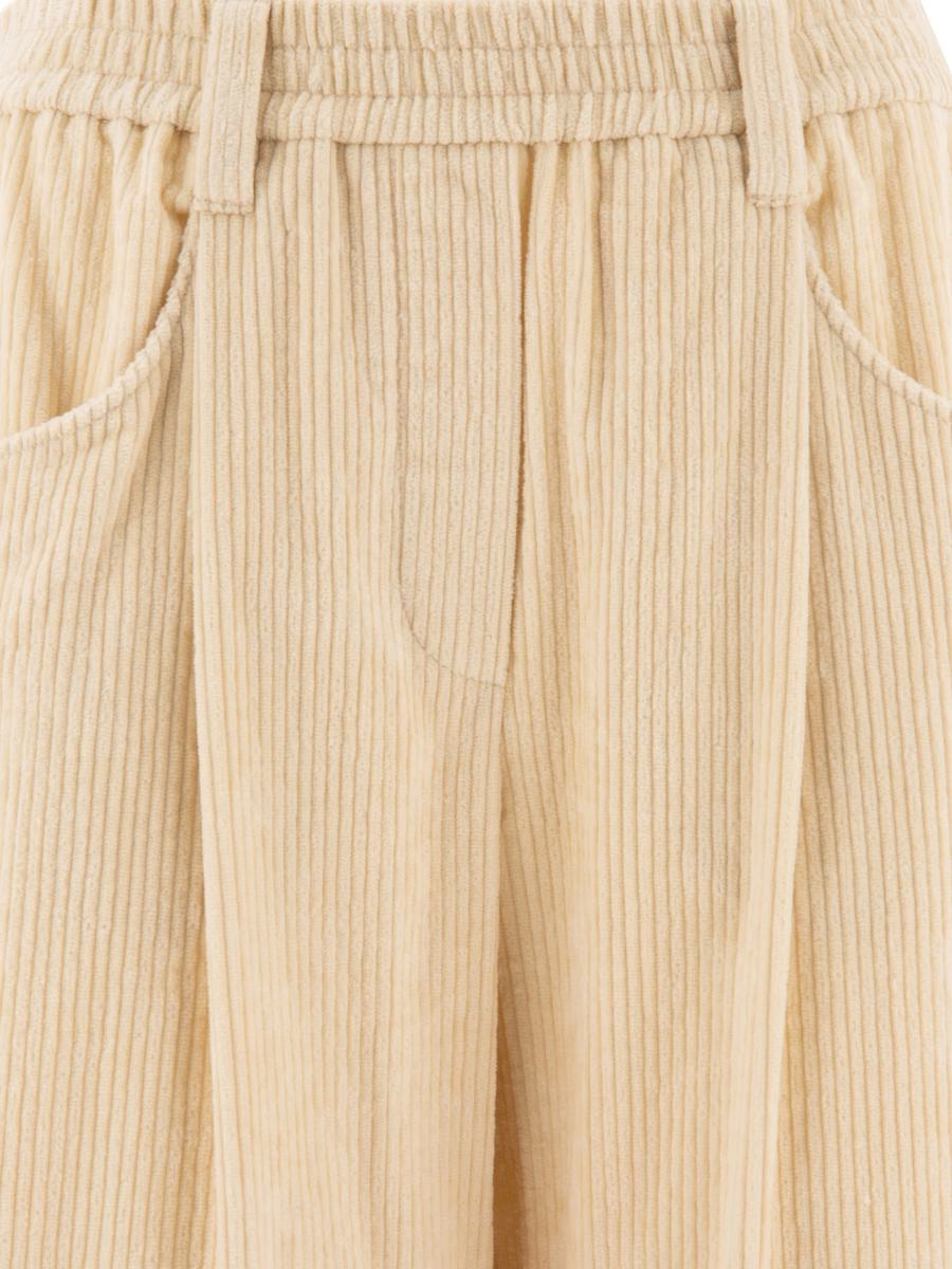 brunello cucinelli "baggy" corduroy trousers