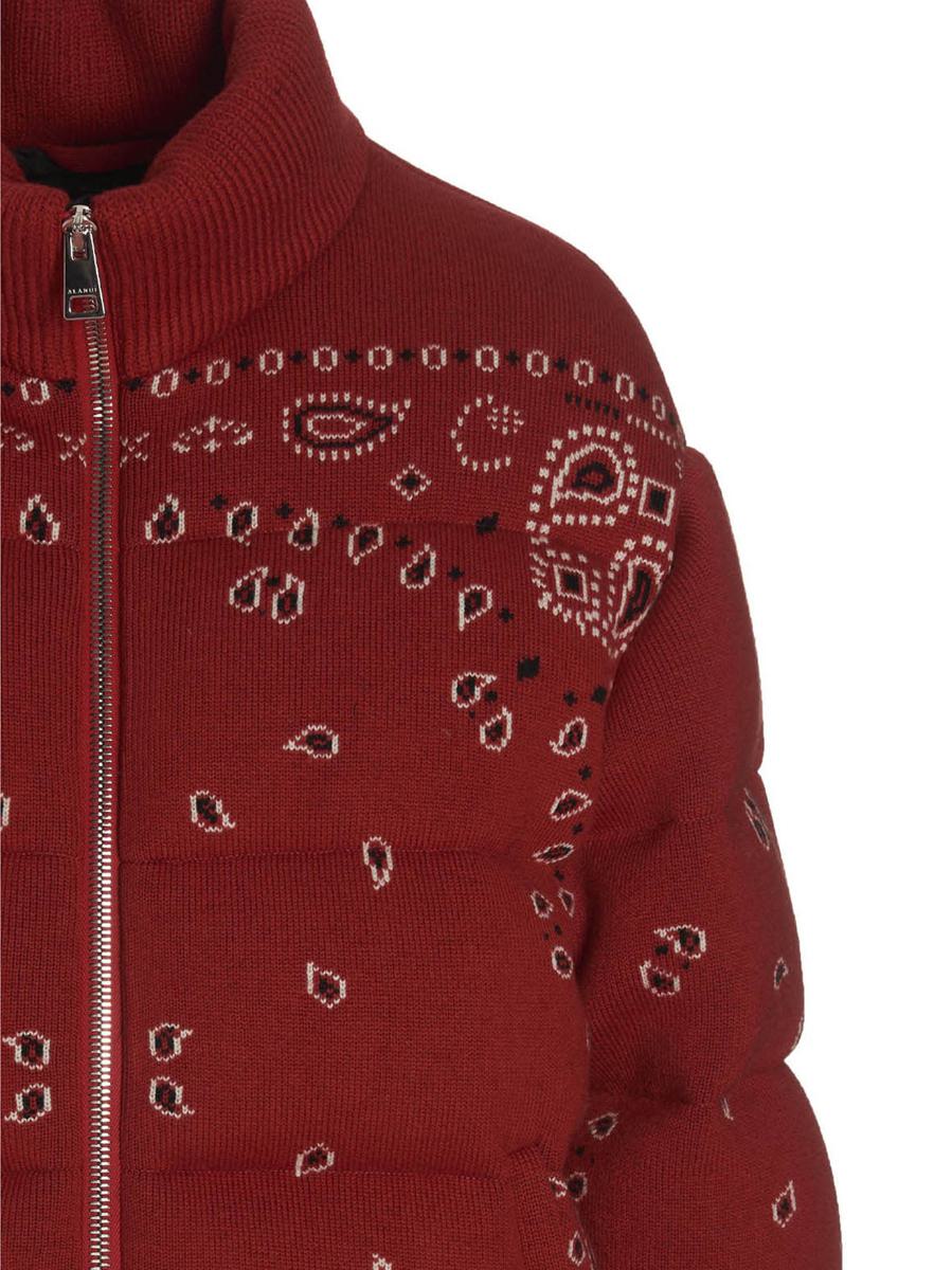 alanui 'bandana’ puffer jacket