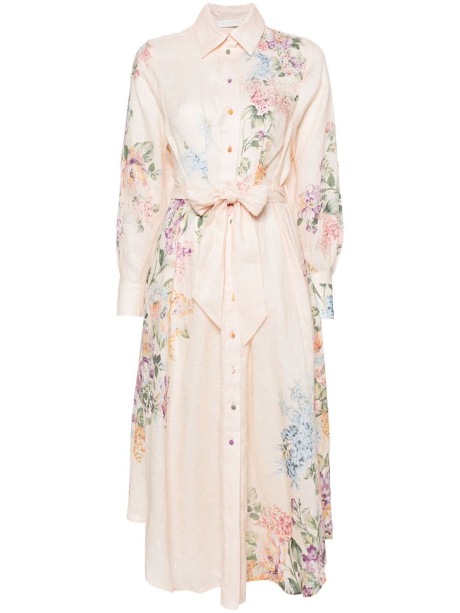 zimmermann halliday floral shirt dress