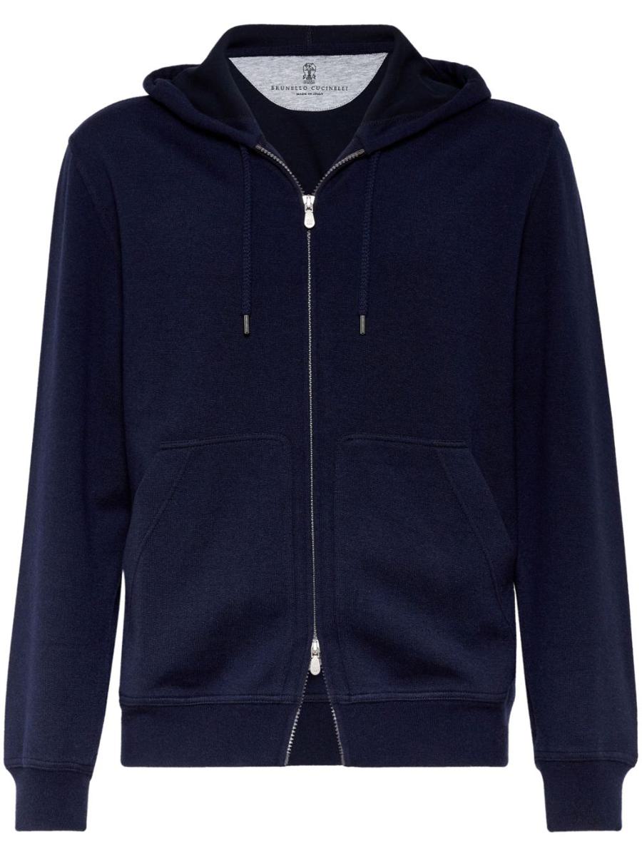 brunello cucinelli cashmere blend hoodie