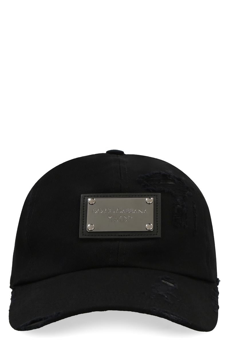 dolce & gabbana logo baseball cap