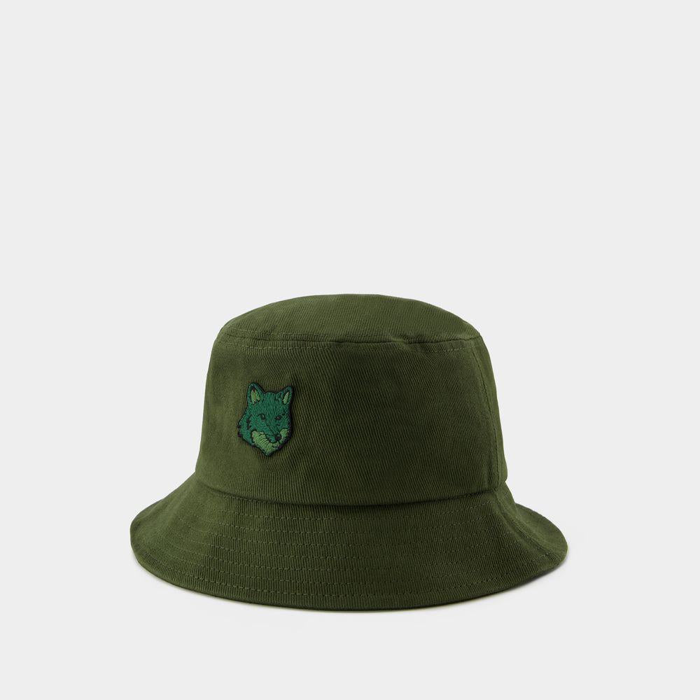 maison kitsuné bold fox head bucket hat