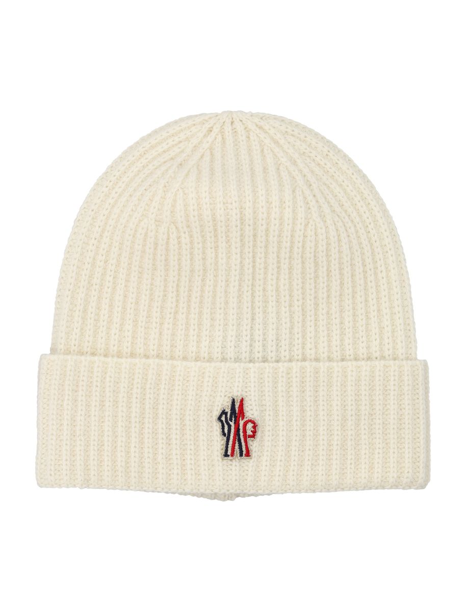 moncler kids ribbed beanie