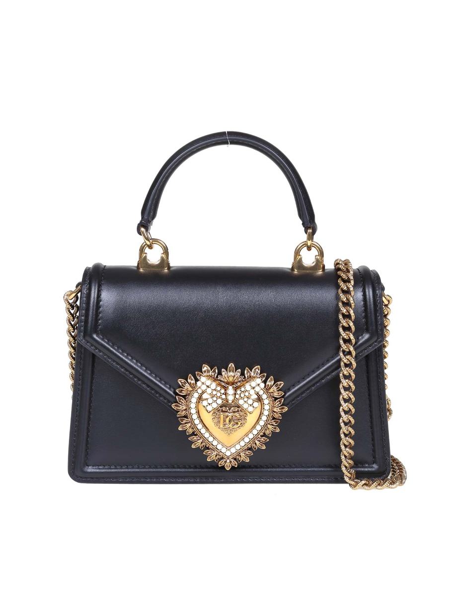 dolce & gabbana smooth calfskin handbag