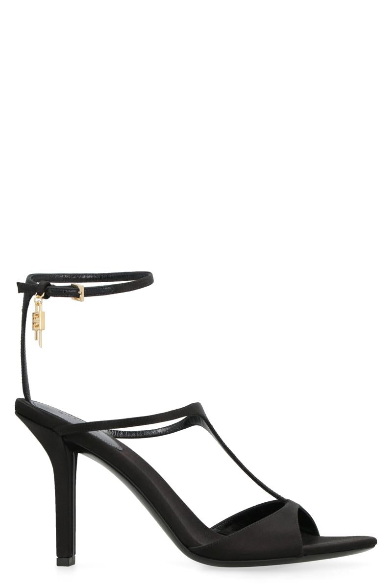 givenchy g lock satin sandals