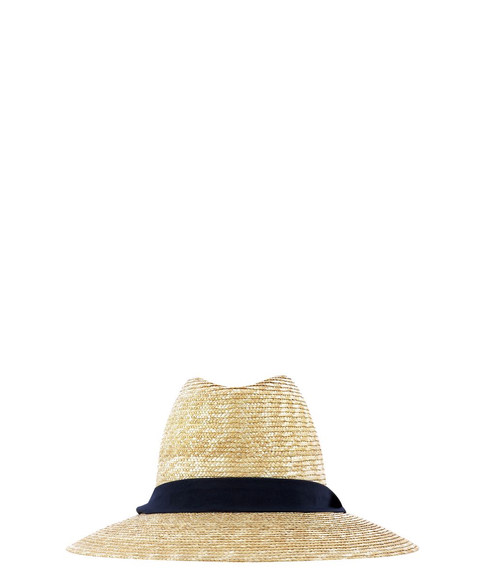 montegallo "lady fedora" raffia hat