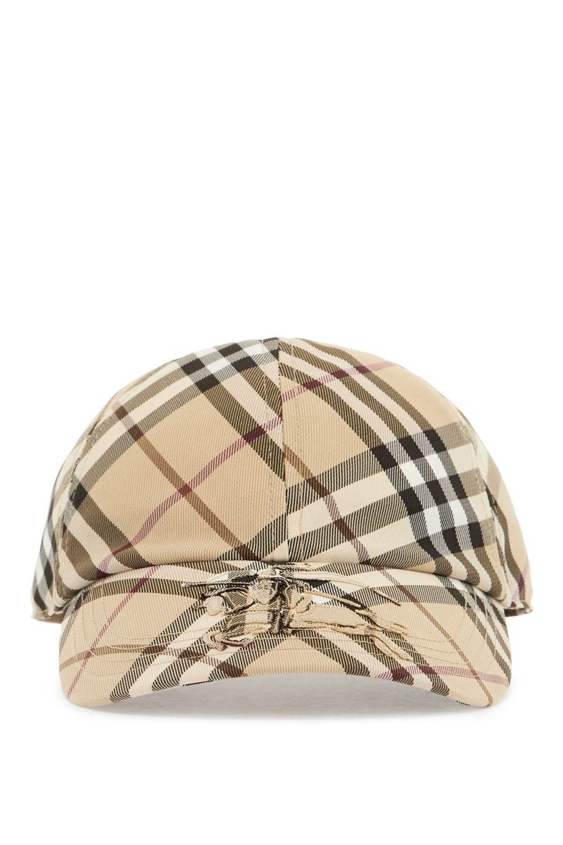 burberry ered checkered baseball cap