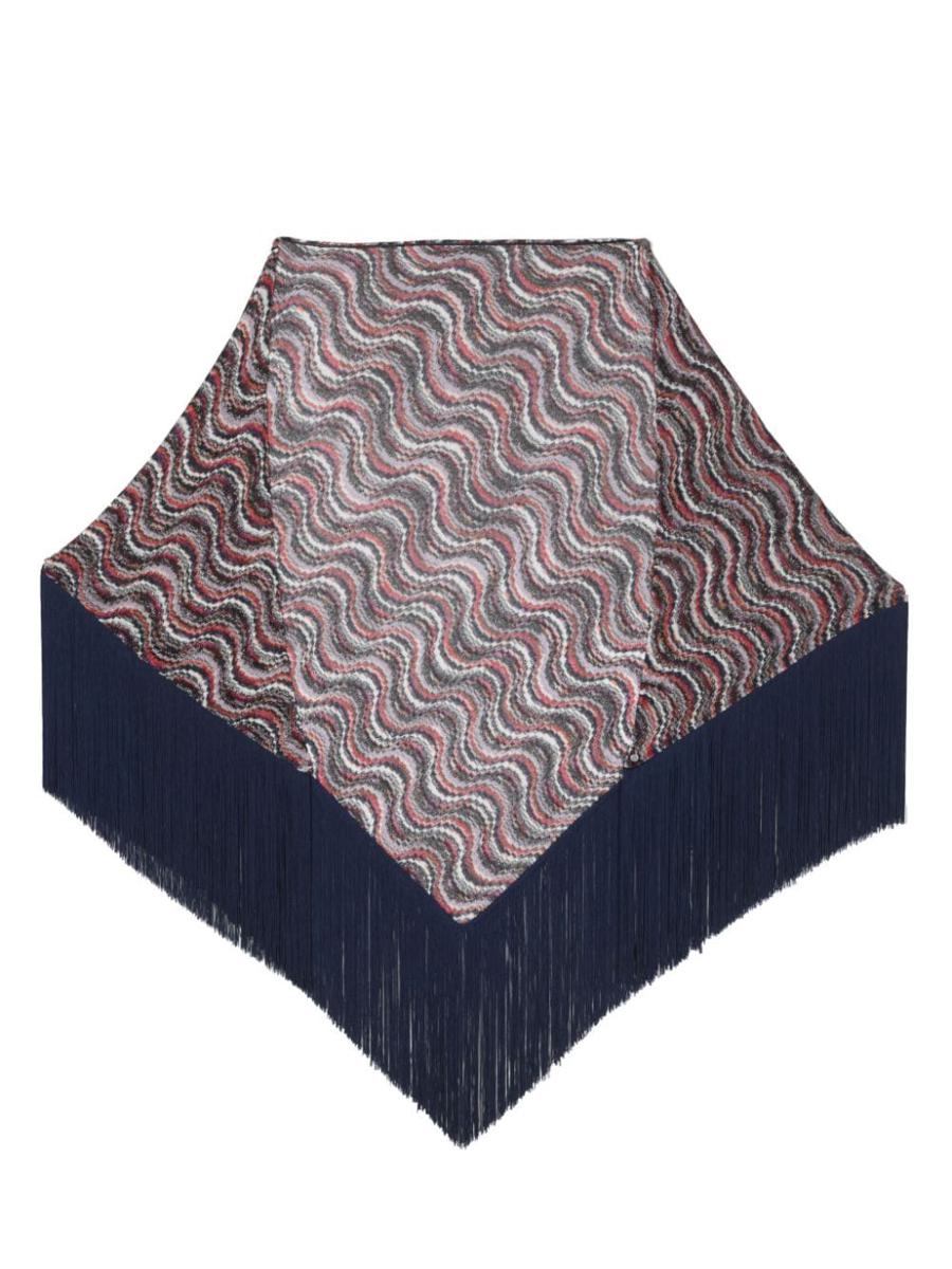 missoni fringe triangle scarf