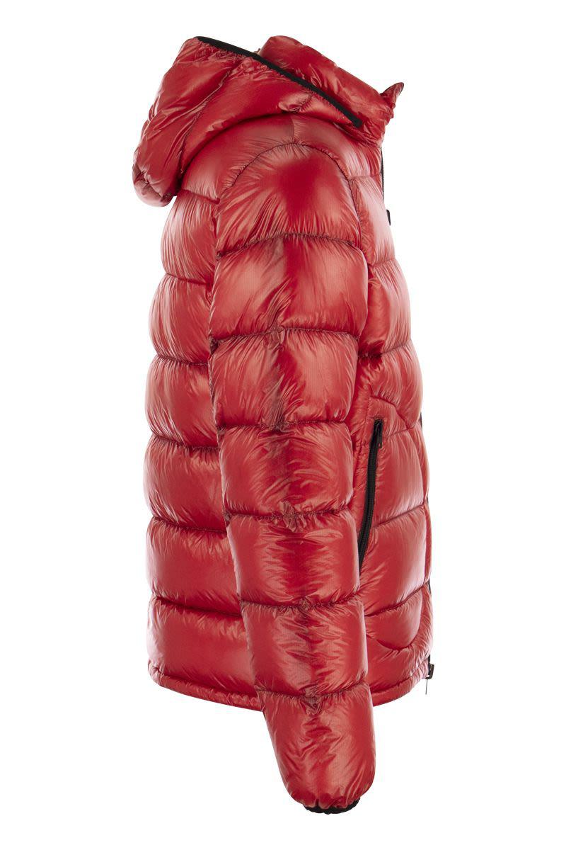 herno reversible down jacket with hood