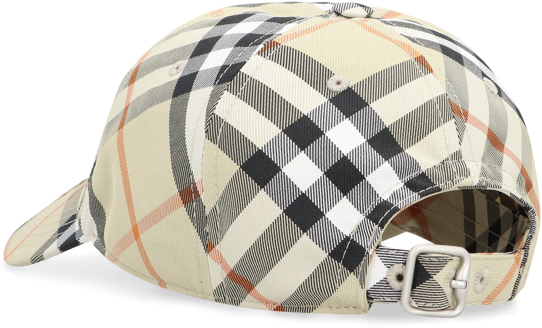 burberry printed baseball cap