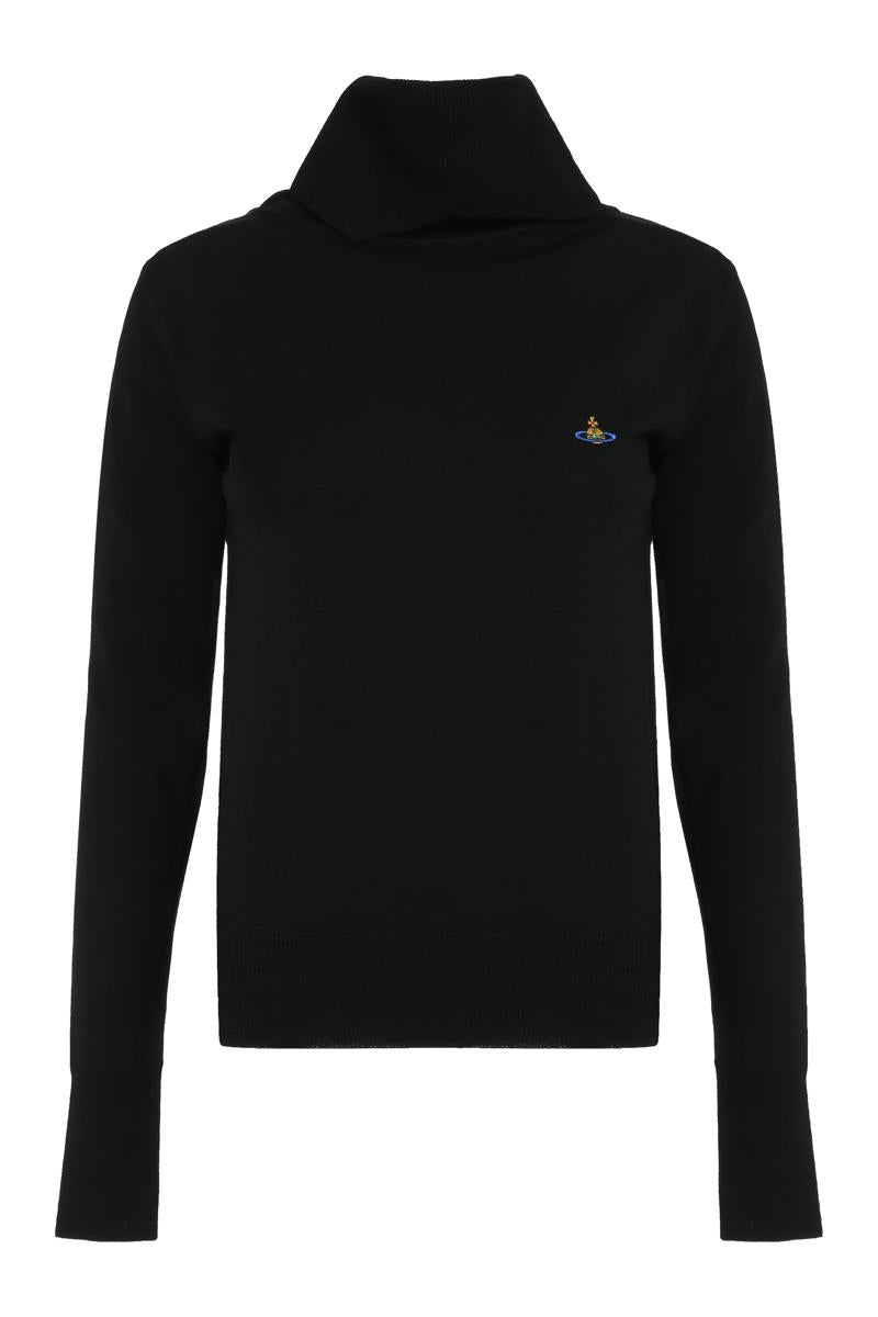 vivienne westwood giulia virgin-wool turtleneck sweater