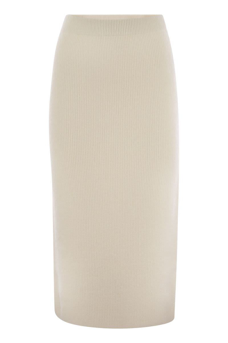 fabiana filippi ribbed pencil skirt