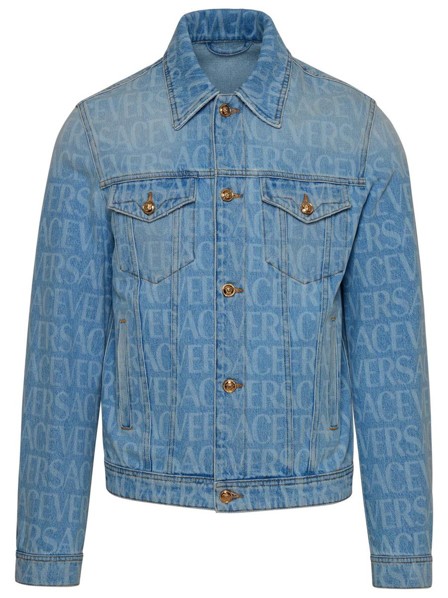 versace light blue denim jacket