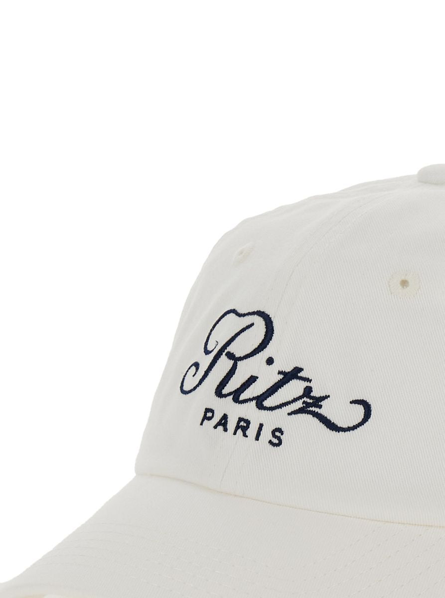 baseball cap with embroidered logo