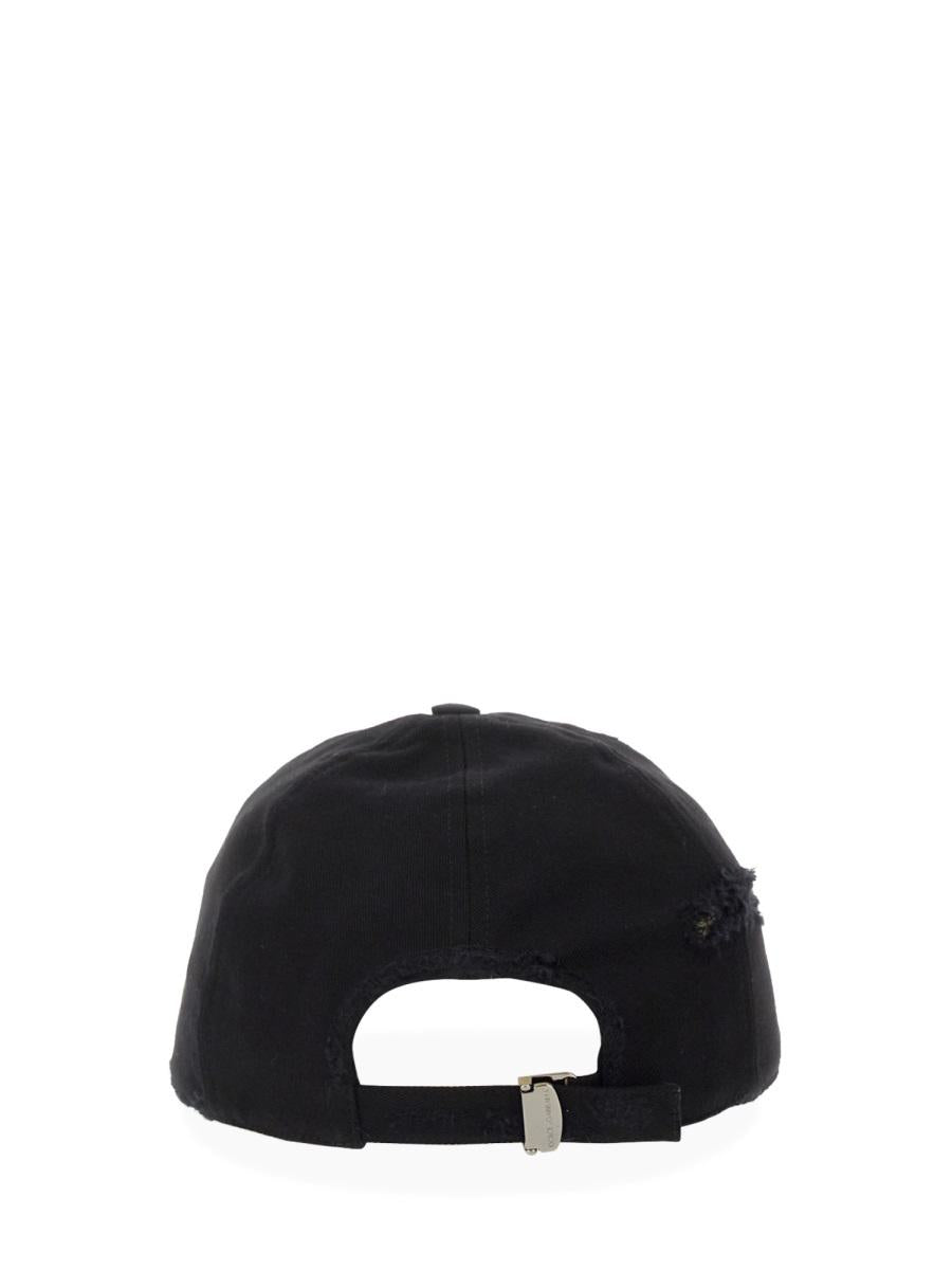 dolce & gabbana baseball cap with logo plaque