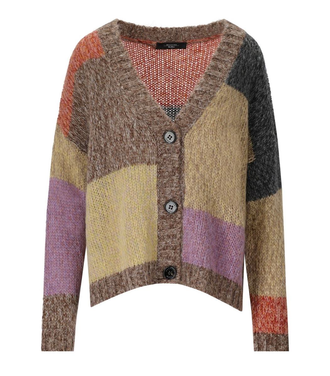 weekend max mara camera multicolored cardigan