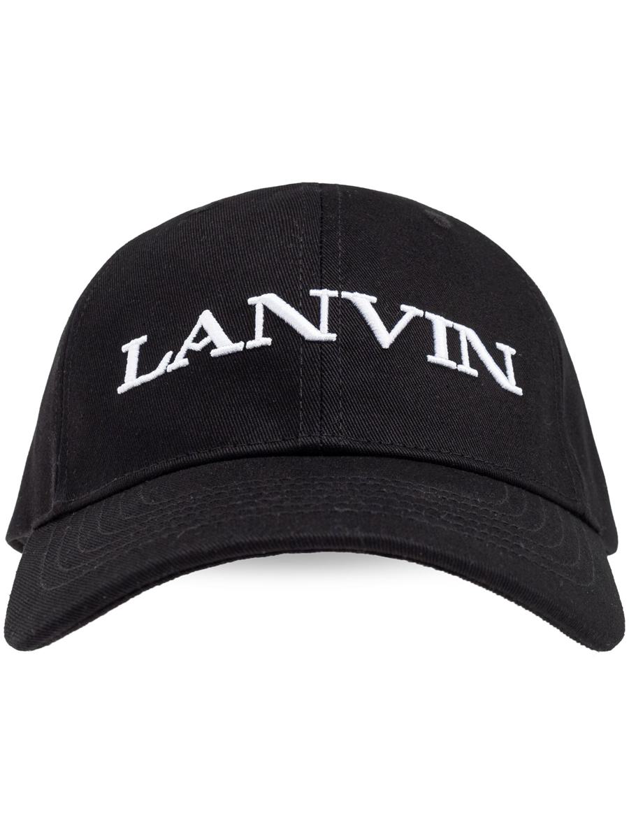 lanvin baseball cap logo accessories